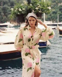 Palm Noosa Noddy Dress Portofino Polka Dot Size AU 12 for rent on The Volte - image 5