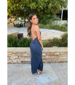 Natalie Rolt Nadine Dress in Midnight Size 0 / AU 6 for rent on The Volte - image 2