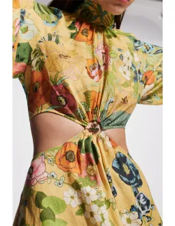 Alemais Cresida Cutout Midi Dress Size AU 12 for rent on The Volte - image 4