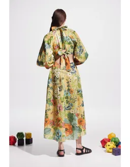 Alemais Cresida Cutout Midi Dress Size AU 12 for rent on The Volte - image 3