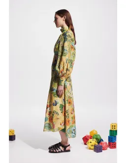 Alemais Cresida Cutout Midi Dress Size AU 12 for rent on The Volte - image 2