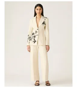 Mos The Label Lis Embroidery Blazer Ivory Size AU 16 for rent on The Volte - image 1