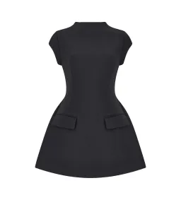 Odd Muse The Ultimate Muse Cap Sleeve Mini Dress Black Size S/AU 8 for rent on The Volte - image 5