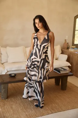 Fortune One Siren Calling Maxi Dress Black Size 8 for rent on The Volte - image 3