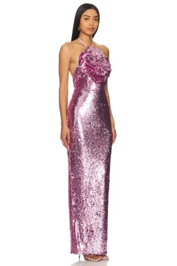 Lovers and Friends Lilium Gown in Pink Size 8  for rent on The Volte - image 2