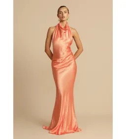 Arcina Ori Gaia  Maxi Dress Papaya Size S / Size 8 for rent on The Volte - image 2