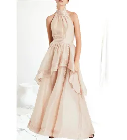 Aje Sienna Dress in Blush Size 10 for rent on The Volte - image 1