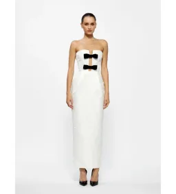 Effie Kats Kiera Maxi Dress Ivory Size S/AU 8 for rent on The Volte - image 1