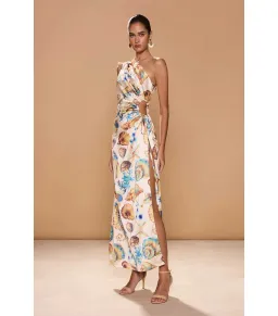 Sonya Moda Nour Seashell Maxi Dress Print Size AU 6 for rent on The Volte - image 2