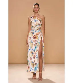 Sonya Moda Nour Seashell Maxi Dress Print Size AU 6 for rent on The Volte - image 1