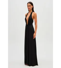 Misha Jennifer Cupro Maxi in Black Size 10 for rent on The Volte - image 2