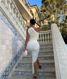 Cou Coo Pasu Maxi Dress White Size 6 for rent on The Volte - image 2