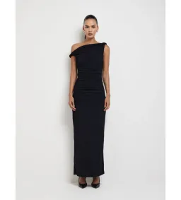 Sheike Athena Maxi Dress Black Size 6  for rent on The Volte - image 1
