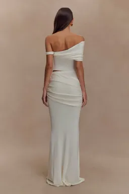 Meshki Irene Top & Skirt Set Ivory Size AU 8 for rent on The Volte - image 2