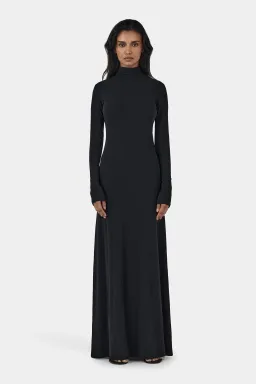Hansen and Gretel Daphne Maxi Dress Black Size 10 for rent on The Volte - image 1