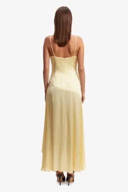 Bardot Sorella Midi Dress In Canary Yellow Size 6  for rent on The Volte - image 3