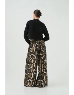 Aje Sienna Denim Jeans Animal Print for rent on The Volte - image 3