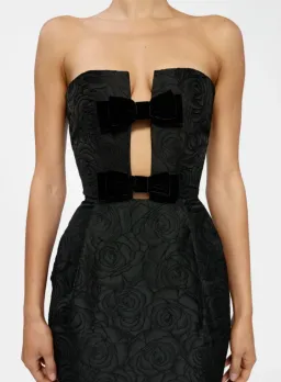 Effie Kats Kiera Dress Midi Black Size AU 10  for rent on The Volte - image 3