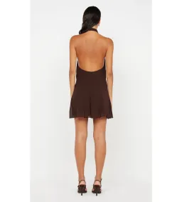 Bec & Bridge Celyse Mini Dress Dark Chocolate Size 8 for rent on The Volte - image 4