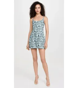 Faithfull The Brand Sanne Mini Dress in Aurora Size AU 6 for rent on The Volte - image 1