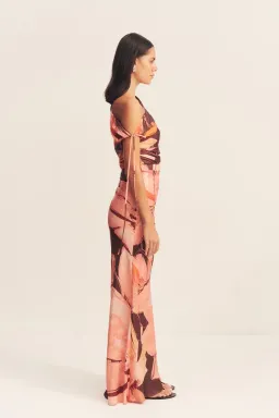 Shona Joy Emerson Gathered Maxi Dress Palermo Floral Size 8 for rent on The Volte - image 3