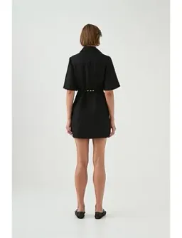 AJE Ana Mini Dress Black Size 8/S for rent on The Volte - image 7
