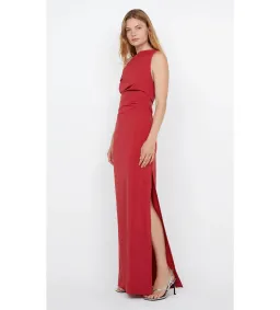 Bec & Bridge Angelina Asym Maxi in Cherry Size 10  for rent on The Volte - image 2
