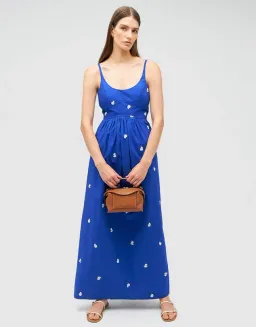 Oroton Embroidered Fruit Sundress in Cotton Size AU 8 for rent on The Volte - image 1