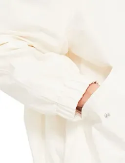 Yves Solomon Technical Fabric Cropped Jacket White for rent on The Volte - image 4