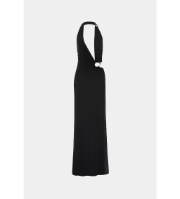 Misha Devon Cupro Maxi Dress in Black Size 8 for rent on The Volte - image 5