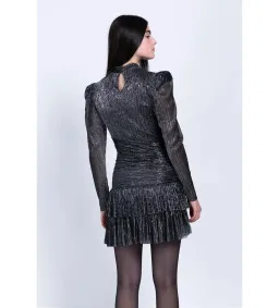 Sabina Musayev Angela Mini Dress Black Size 12/L for rent on The Volte - image 3