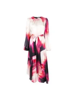 AJE Helena Silk Dye Maxi Dress In Miami Dye Size M/ AU 10  for rent on The Volte - image 4