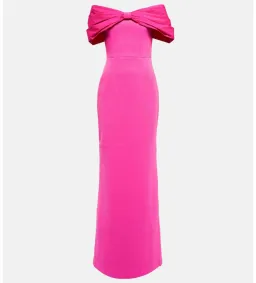 Rebecca Vallance Cupids Bow Gown Maxi Dress in Pink Size Small/ AU 8 for rent on The Volte - image 4
