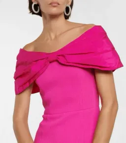Rebecca Vallance Cupids Bow Gown Maxi Dress in Pink Size Small/ AU 8 for rent on The Volte - image 2
