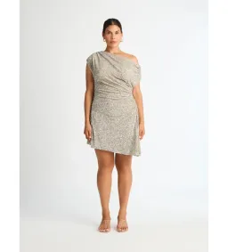 Sheike Glimmer Mini Dress Silver Size AU 14 for rent on The Volte - image 1