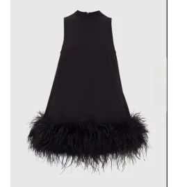 Rachel Gilbert Linc Mini Dress Black Size 10 for rent on The Volte - image 3