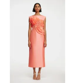 ACLER Glynde Midi Dress Hibiscus Pink Size 12 for rent on The Volte - image 1