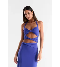 Sasha Therese Oralia Dress in Cobalt Size S / AU 8 for rent on The Volte - image 4