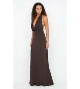 Bec  Bridge Nessie Maxi Dress in Brown Size AU 12 for rent on The Volte - image 2