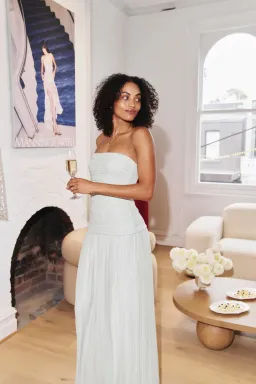 Manning Cartell Royal Debut Dress Sage Size 4 for rent on The Volte - image 2