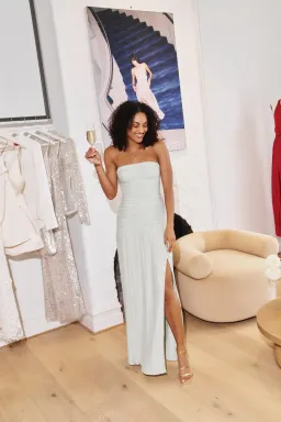 Manning Cartell Royal Debut Dress Sage Size 4 for rent on The Volte - image 4