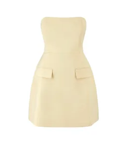 Odd Muse The Ultimate Muse Strapless Dress Lemon Size XXS/4 for rent on The Volte - image 4