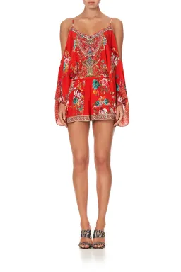 Camilla Drop Shoulder Playsuit Cameos Can Can Size S AU 10 for rent on The Volte - image 1