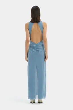 Sir the Label Ruby Open Back  Maxi Gown Aqua Size 8  for rent on The Volte - image 4
