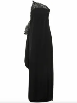 JW Anderson One Soulder Lace Maxi Dress Size AU 8 for rent on The Volte - image 3