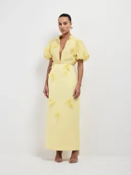 Sheike Rose Garden Shirt Yellow Size 6  for rent on The Volte - image 1