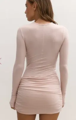 Bayse Kanani Ballet Mini Dress Pink Size 6 for rent on The Volte - image 2