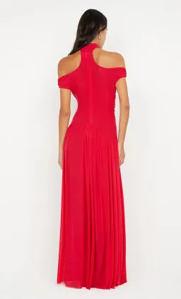 Bec & Bridge Deija Offshoulder Maxi Dress Strawberry Size 12 for rent on The Volte - image 5
