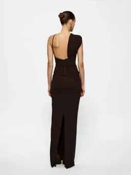 Effie Kats Greer Maxi Gown Coffee Size XS / AU 6-8 for rent on The Volte - image 4