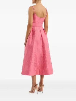 Rebecca Vallance Petra Midi Dress in Pink Size 8 for rent on The Volte - image 3